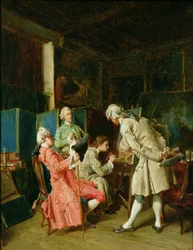 Los críticos de arte, 1878